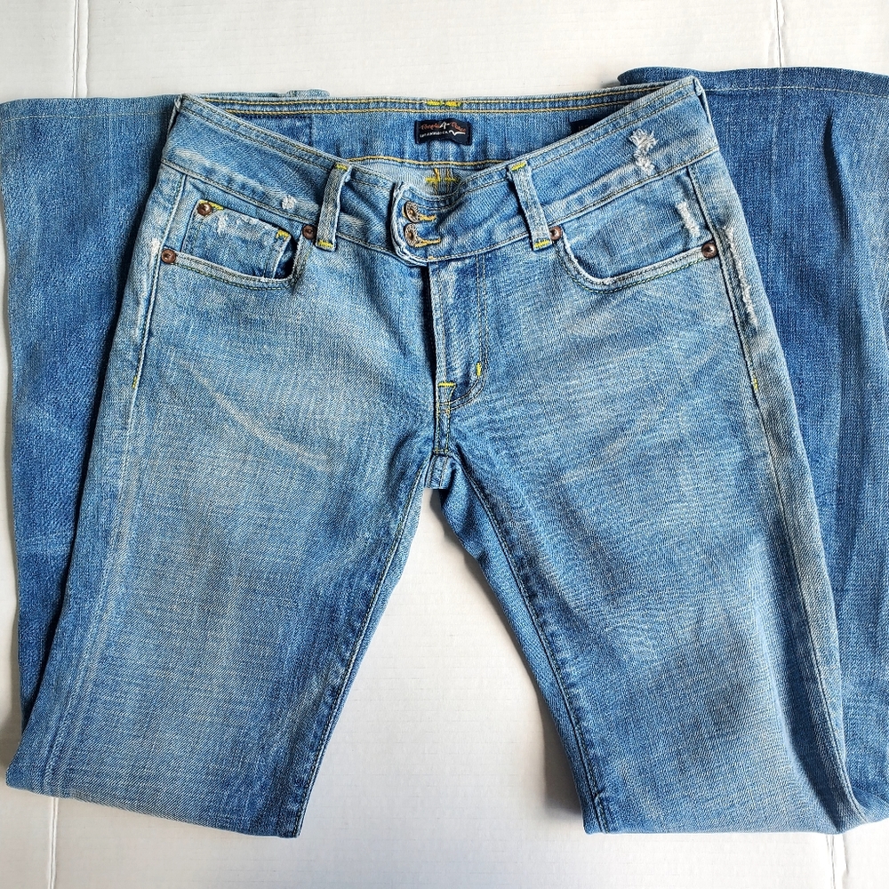People For Peace Low Waist Flare Jeans